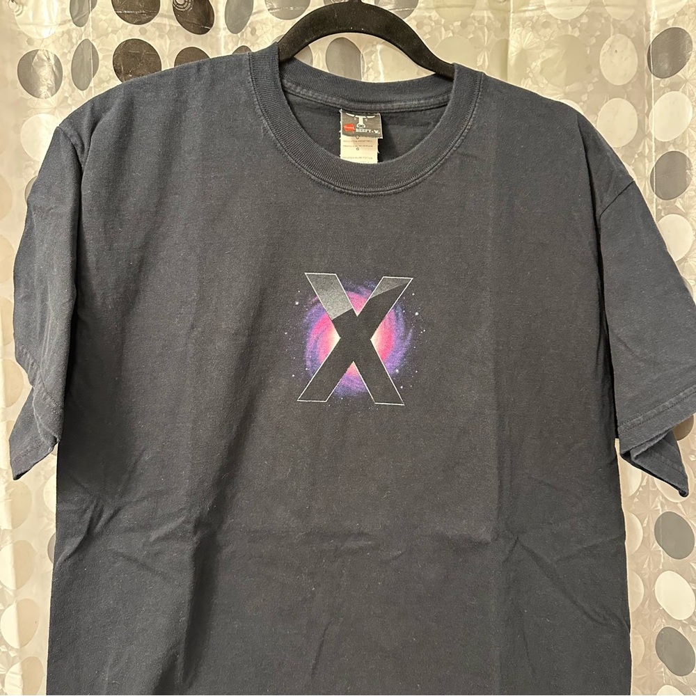 Y2K 2007 Hanes Beefy Apple Mac OS X Leopard Promo T-shirt Size Large